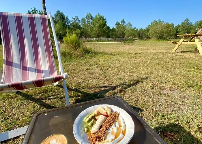 La Kahute - Tente Tipi Au Coeur De La Foret * Carcans
